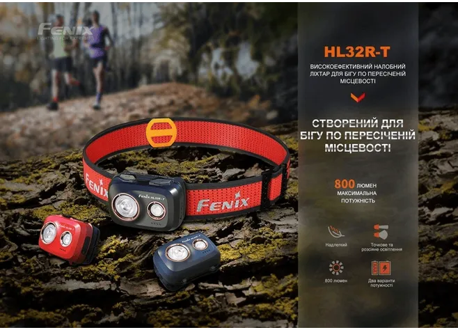 Ліхтар Fenix HL32R-T синій  Фото 2